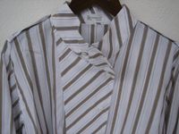 Bluse, oliv-grün weiss gestreift, Karlsbader Bluse, Gr.44, 100%BW Stuttgart - Stuttgart-Ost Vorschau