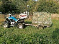 Kymco Maxxer Military Police quad Einzelstück m. Anhänger, Tausch Brandenburg - Prenzlau Vorschau