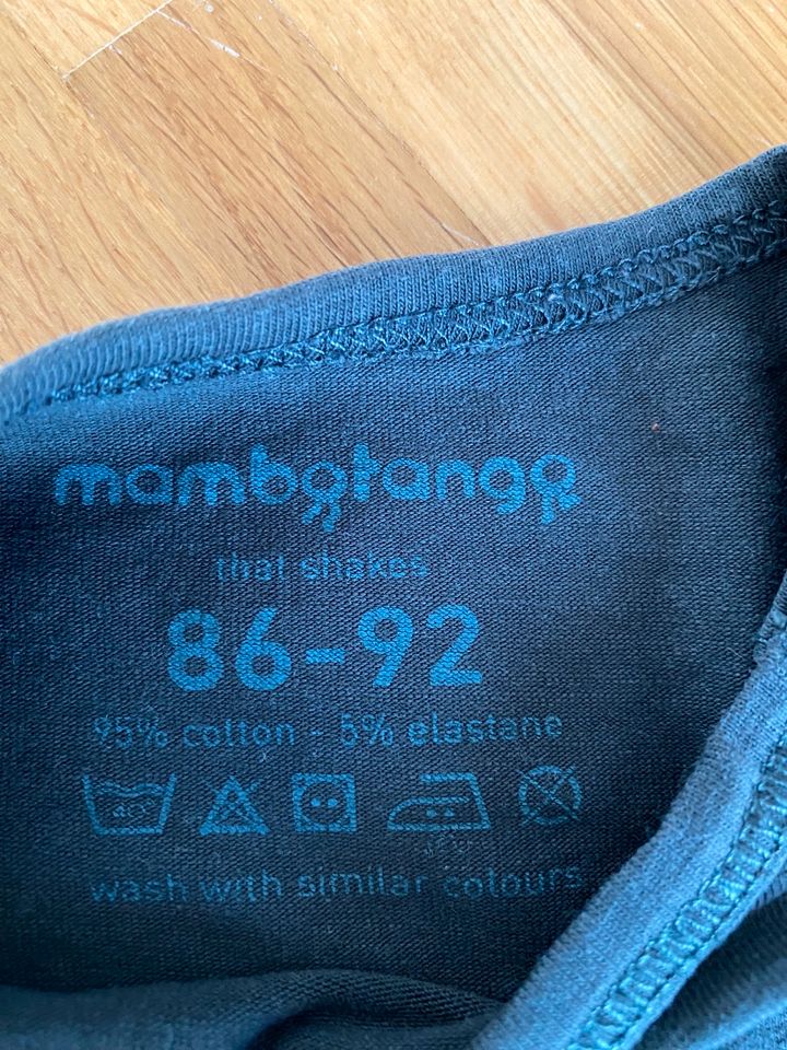 Langarmshirt Grau von Mambotango Größe 86/92. in Obersontheim