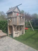 Spielturm von Wickey aus Holz mit Balkon und Schaukel Bayern - Roßtal Vorschau