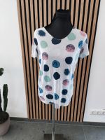 Damen Shirt T-Shirt Italien Leinen bunt Kreise L Aubing-Lochhausen-Langwied - Aubing Vorschau