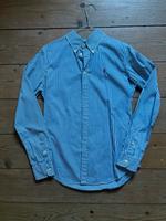 Ralph Lauren Bluse Custom Fit 10 M 38/40 blau gestreift weiß Hemd Schleswig-Holstein - Kiel Vorschau