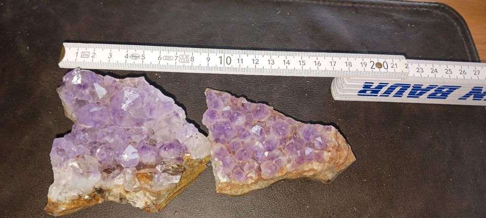 Amethyst-Kristalle in Mössingen