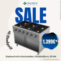 Gastronomie Gasherd 6 Brenner 110x65cm Gastro Herd Hessen - Rodgau Vorschau