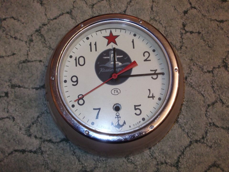 Alte Russische U-Boot Uhr Schiffsuhr Sowjetische CCCP in Frankenthal (Pfalz)