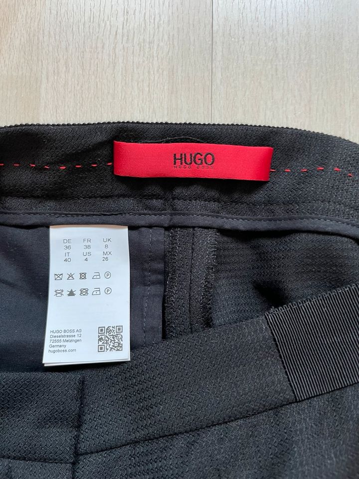 Hugo Boss Hosenanzug Gr.36, Wolle, schwarz, wie neu in München