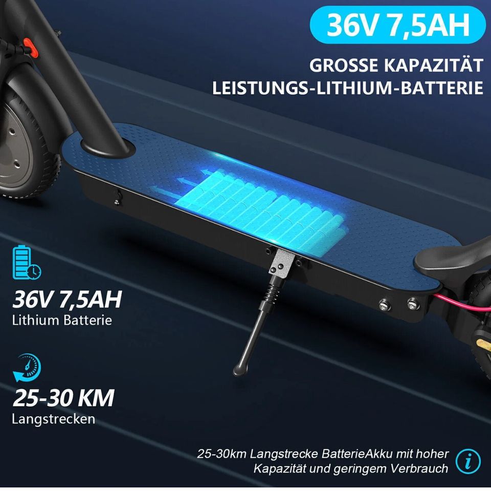 Neue - E Scooter - 350W Faltbar Mit Strassenzulassung + APP in Schwalbach