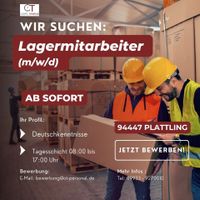 Lagermitarbeiter (m/w/d) in 94447 Plattling gesucht! Bayern - Plattling Vorschau