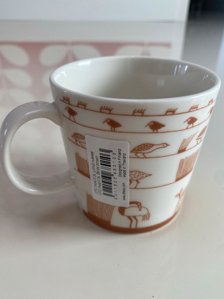 Iittala toikka Tasse braun Vögel 0,3  neu  Teema Franck in Renchen