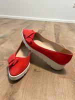 Elegante rote Peter Kaiser Ballerinas mit Schleife, Gr. 6.5 (40) Nordrhein-Westfalen - Bad Driburg Vorschau