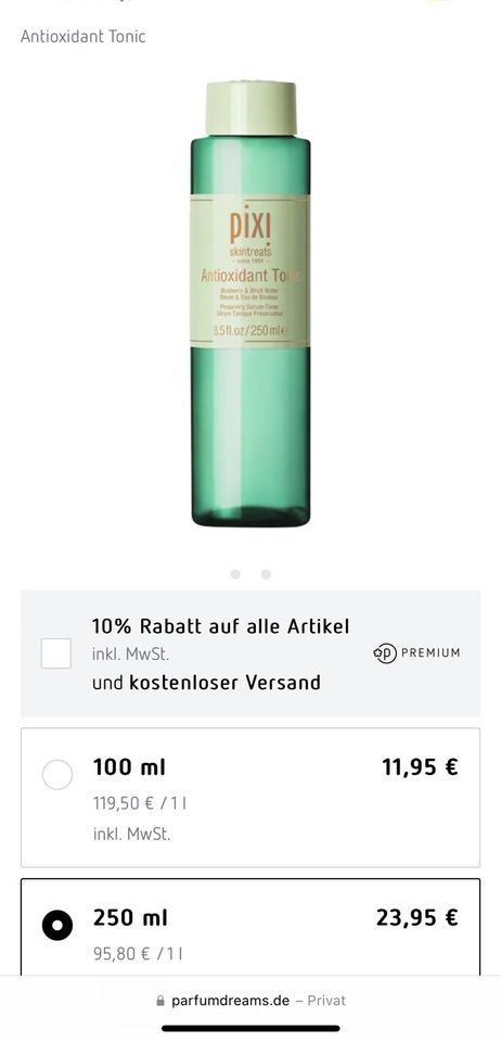 PIXI Beauty Antioxidant Tonic Gesichtswasser Hautpflege in Sulzbach a. Main