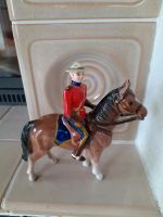 Canadian Mountie Horse Vintage Keramik Figur/Pferd mit Reiter Baden-Württemberg - Wiernsheim Vorschau