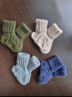 Handgestrickte Babysocken aus Alpakawolle/inkl Versand Nordrhein-Westfalen - Xanten Vorschau