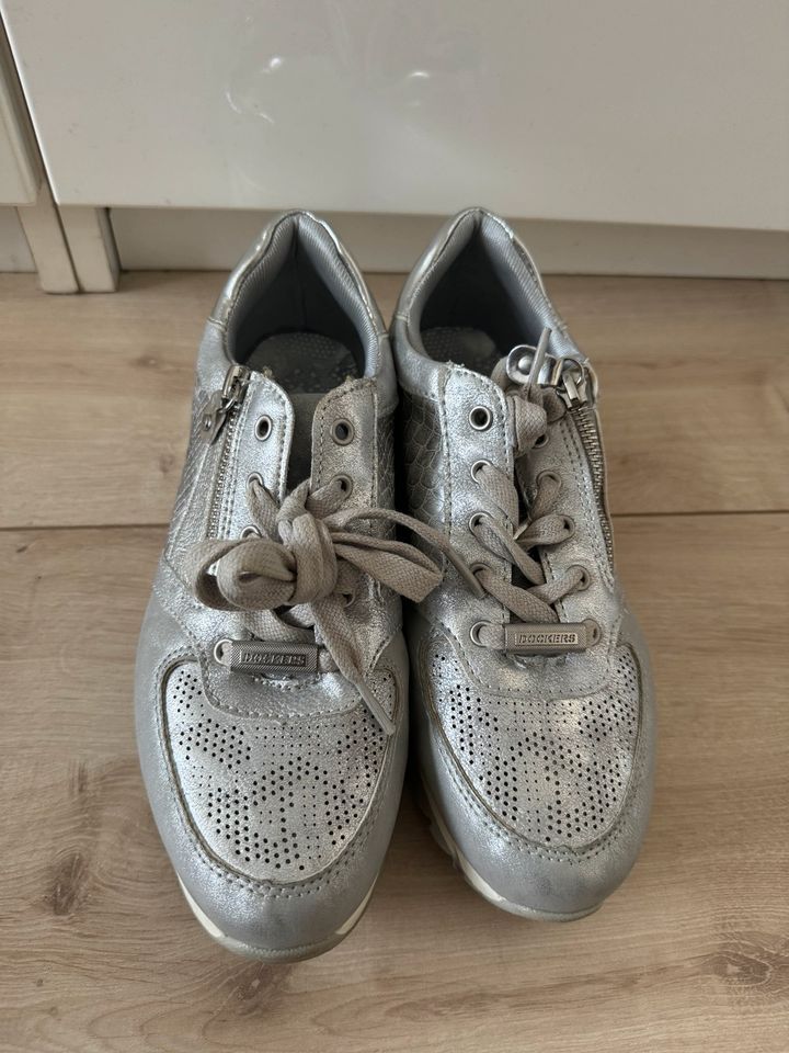 Damenschuhe Sneakers Dockers grau Größe 39 in Nauheim