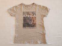 T-Shirt Beige African Nature Löwe Motiv Gr. 140 / 10 Jahre Stuttgart - Degerloch Vorschau