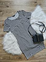 Kleid Mini kariert schwarz-weiß  Gr. 36 wie neu! Sachsen - Görlitz Vorschau