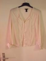 H&M Bluse, L, Shirt,Creme , Top,Shirt,Neu, Baden-Württemberg - Esslingen Vorschau