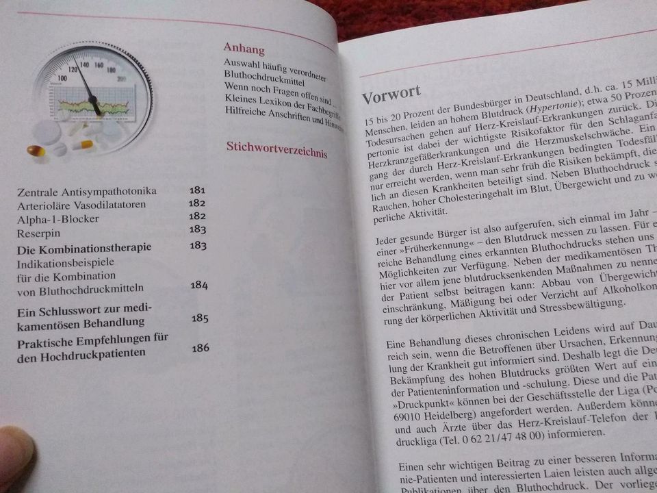 Bluthochdruck, erfolgreich behandeln, Risiken senken, Buch in Weißenburg in Bayern