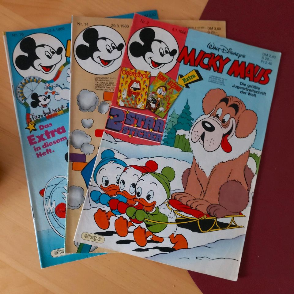 Micky Maus Hefte, Walt Disney, Comics in Osnabrück