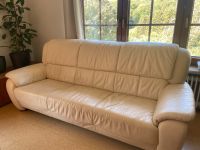 Ledersofa, Couch, beige, 2,30 m Rheinland-Pfalz - Kleinmaischeid Vorschau