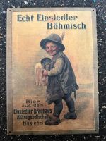 Bier Blechschild ca.21x29,5cm Echt Einsiedler Böhmisch Thüringen - Ilmenau Vorschau