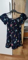 Jumpsuit - dunkelblau mit Blumen - XS Sachsen - Rackwitz Vorschau