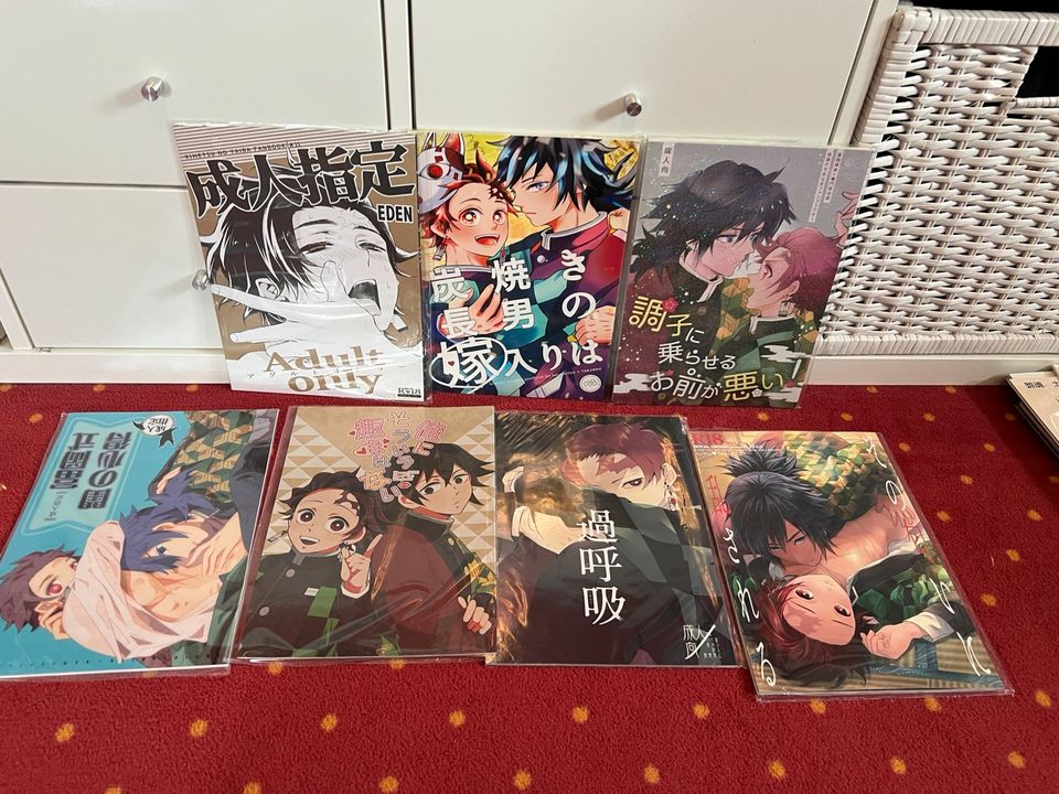 Große Doujinshi manga anime sammlung yaoi boys love haikyuu jjk in Mainhardt