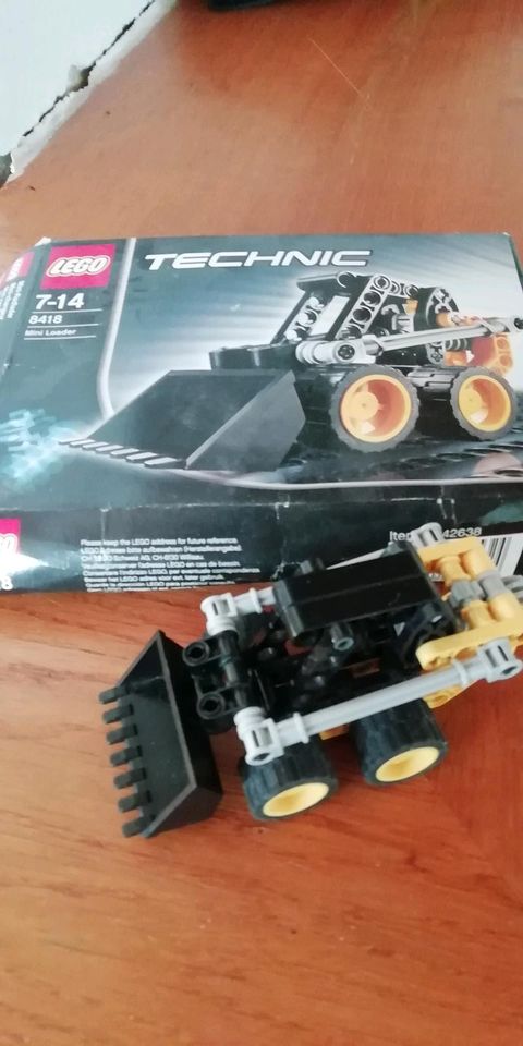 8418 Lego Radlader in Scheer