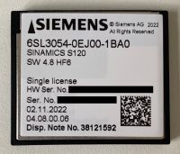 Siemens Sinamics S120 CF Speicherkarte 6SL3054-0EJ00-1BA0, SW 4.8 Eimsbüttel - Hamburg Stellingen Vorschau