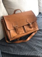 Lehrertasche, Lehrer, Tasche, Leder, Cognac, top! Nordrhein-Westfalen - Velbert Vorschau