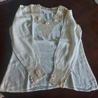 Vintage Leinen Bluse 80er Jahre, Gr. 38/40, nei Hessen - Nauheim Vorschau