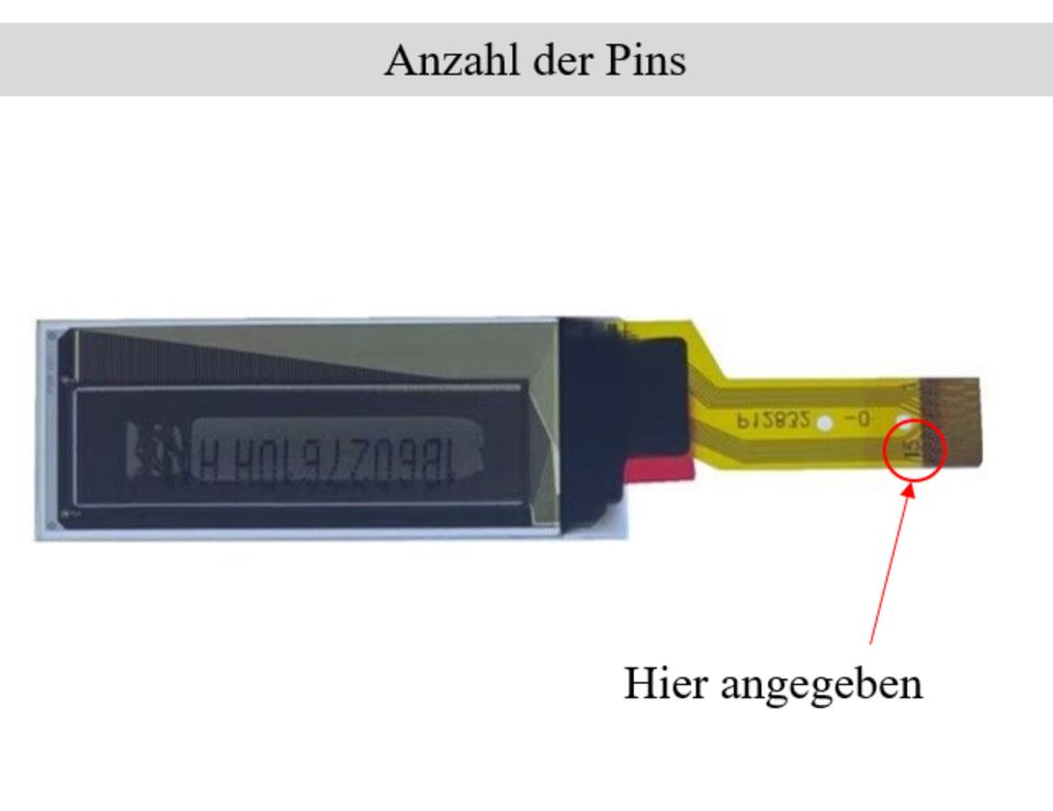 Ledger Nano S Ersatzdisplay 0,91'' 12 PIN Blau OLED Austausch in Fürth
