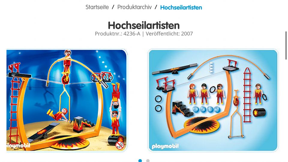 Playmobil Hochseilartisten (4236) in top Zustand! in Kelkheim