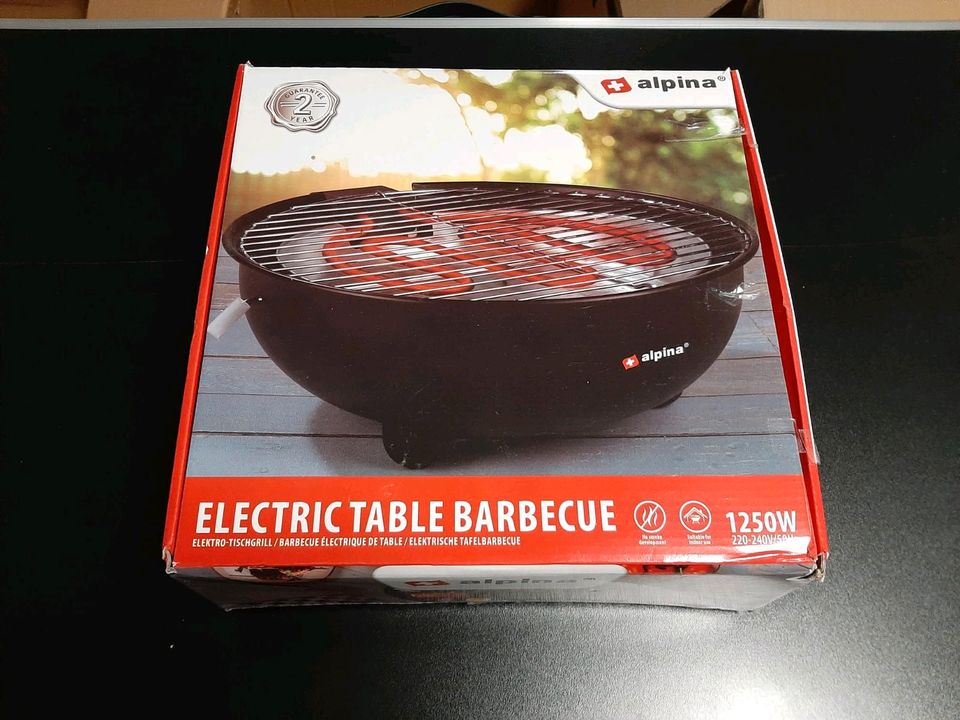 ALPINA Electric Table Barbecue - Tischgrill in Regenstauf