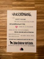 Poster Bild Druck Din A4 Einhorn Hausordnung Fee Bayern - Würzburg Vorschau