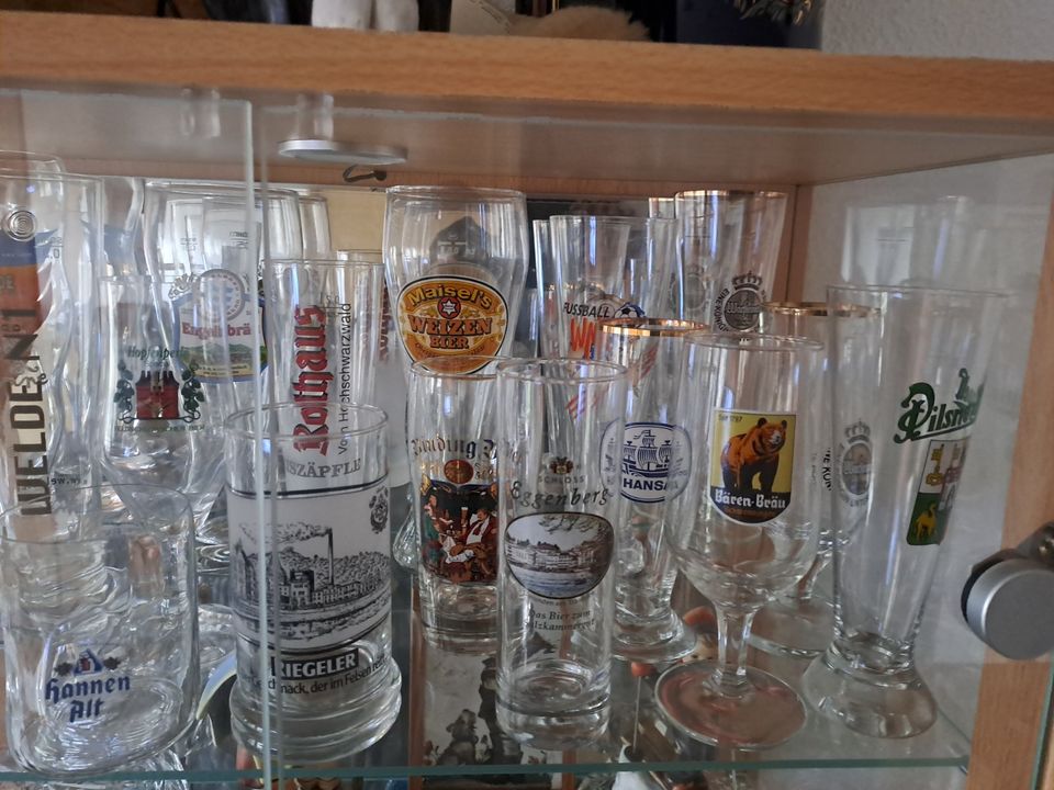 Biergläser Sammlung in Lenzkirch