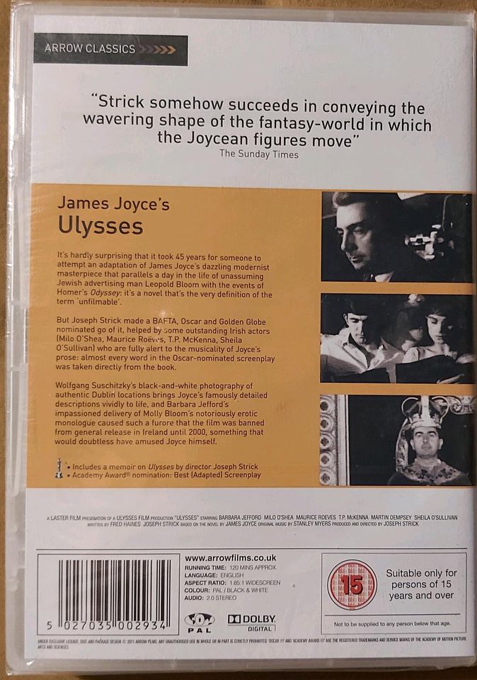 Ulysses Arrow Video Classics Dvd UK Import in München