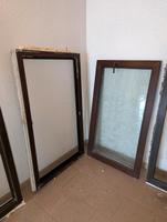Fenster Kunststoff braun 83x138 Strukturglas Brandenburg - Cottbus Vorschau