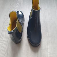 Damen Regenstiefeletten, blau/gelb, Gr. 40 Nordrhein-Westfalen - Mechernich Vorschau