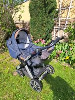 Hartan Racer GTS Kinderwagen Limited Edition in Jeans Leder Thüringen - Erfurt Vorschau