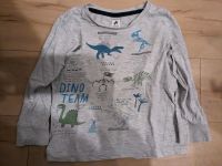 Hellgraues Langarmshirt mit Dinosauriern Gr. 104 Baden-Württemberg - Neuffen Vorschau