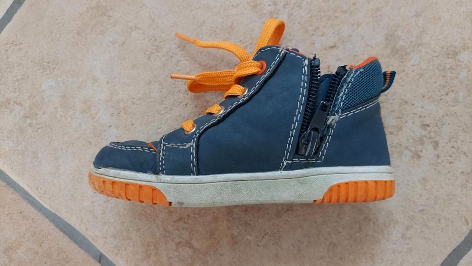 Halbschuh Puccetti blau/orange, Gr. 24 in Hebertshausen