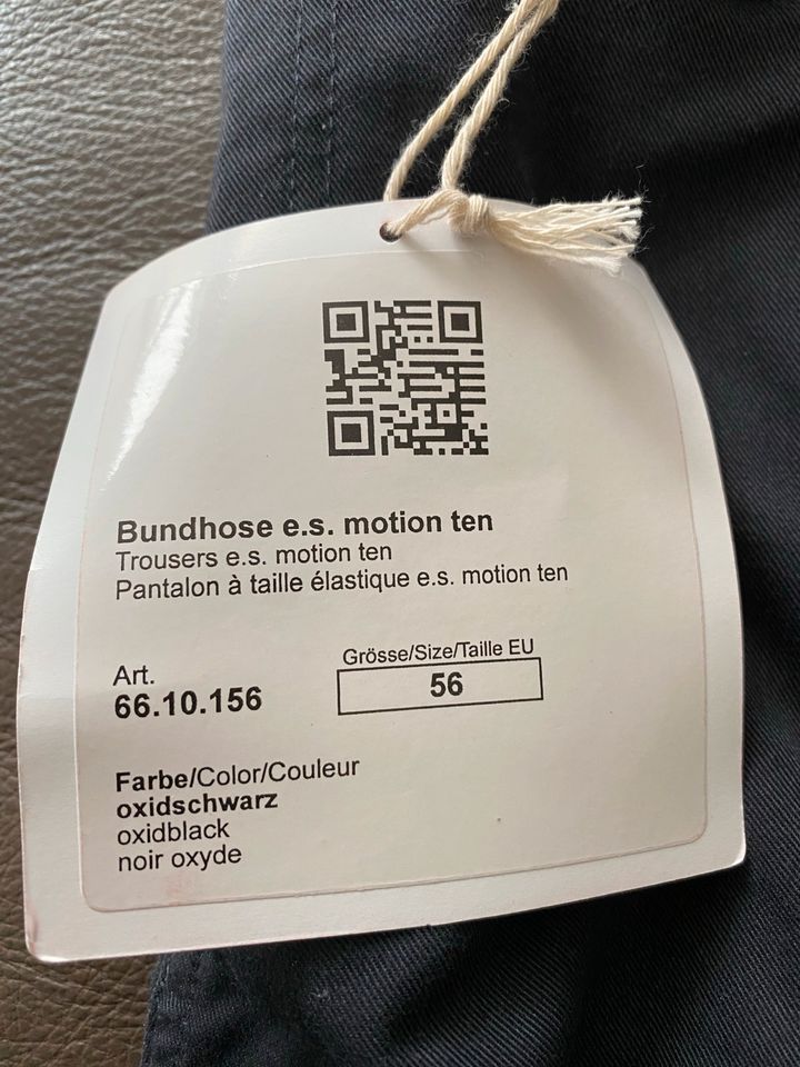 Engelbert Strauss Bundhose e.s motion ten, Größe 56 Neu Schwarz in Siegen