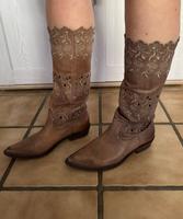 VERO CUOIO Damen Western Cowboy Stiefel Gr. 38 *ECHT LEDER* Nordrhein-Westfalen - Beckum Vorschau