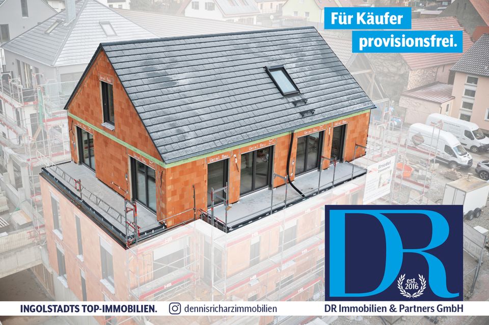 Neubau: 5-Zimmer-Penthouse mit Aufzug, Galerie und Dachterrasse in Donauwörth