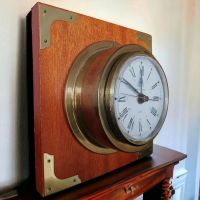 Vintage Maritime Wanduh "ANKER“ auf Holztafel. Messing Beschläge Berlin - Grunewald Vorschau