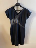 Boss Hugo Kleid Dress in Navy mit Leder München - Bogenhausen Vorschau