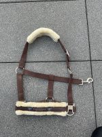 Halfter braun mit Lammfell „Pfiff Equestrian Sport“ Gr. Pony Bayern - Hutthurm Vorschau