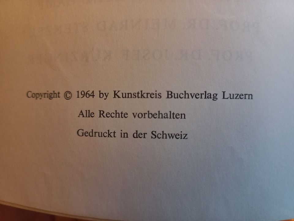 Die heilige Schrift von 1964, Kunstkreis Luzern, gebraucht in Hamburg