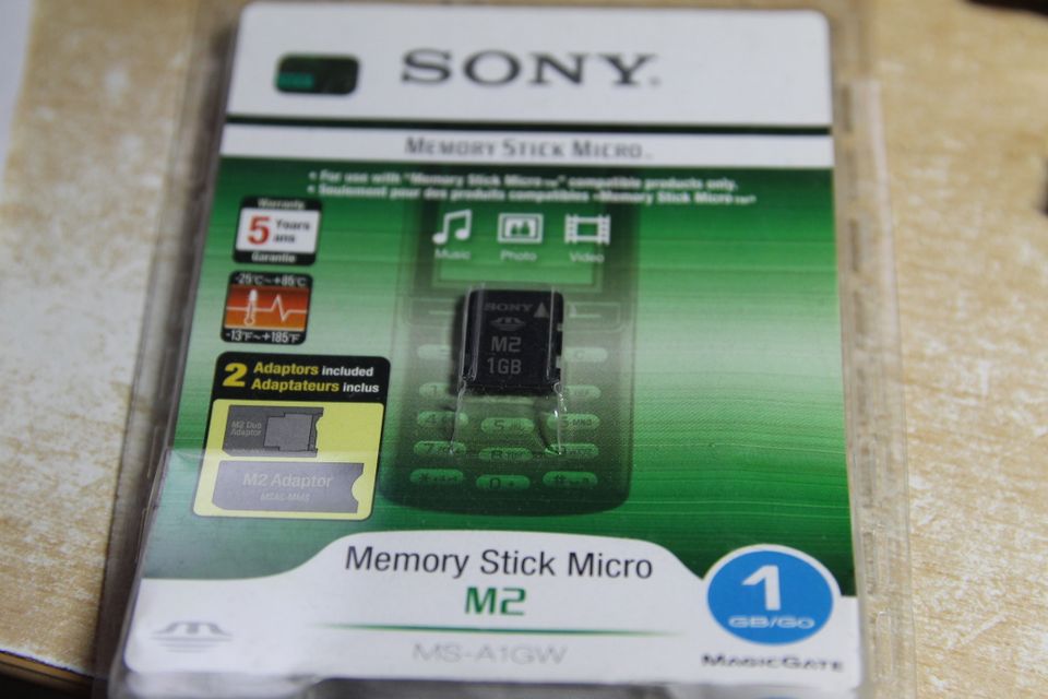 1 GB Memory Stick Micro M2 SONY - 1GB Speicherkarte für Sony Eric in Rosenheim